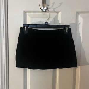 Urban Outfitters Low Rise Black Mini Skirt